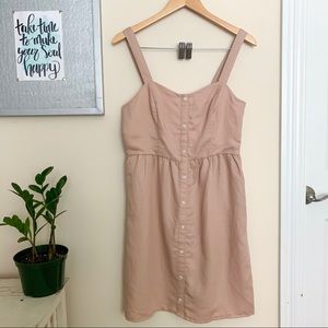 Frank and Oak blush dress